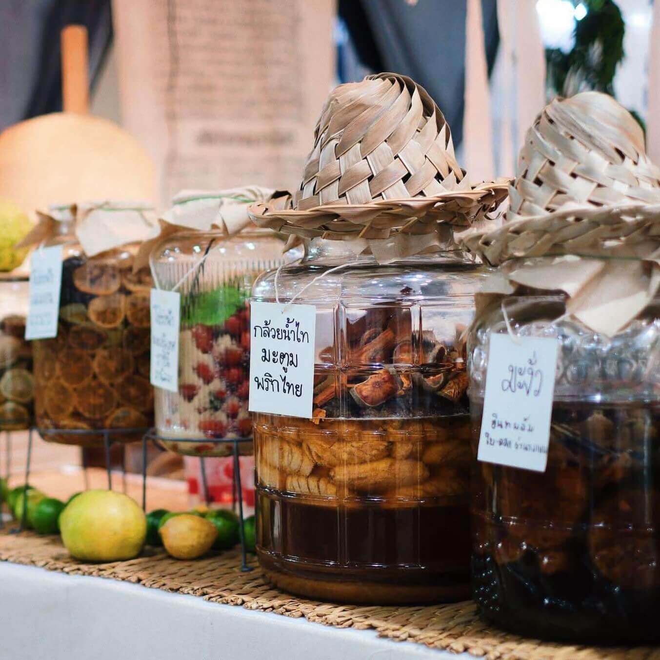 A Refreshing Arrival: Sparkling Sips and Thai Snacks